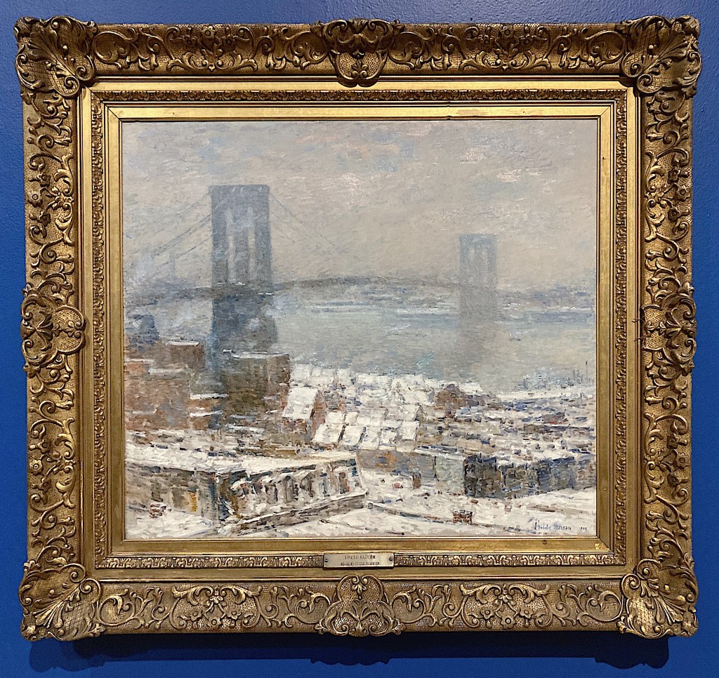 Mini-Post | “Brooklyn Bridge in Winter”, Childe&nbsp;Hassam